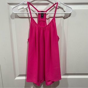 WINDSOR Women’s Spaghetti-Strap Tank Top Blouse - hot pink, size S